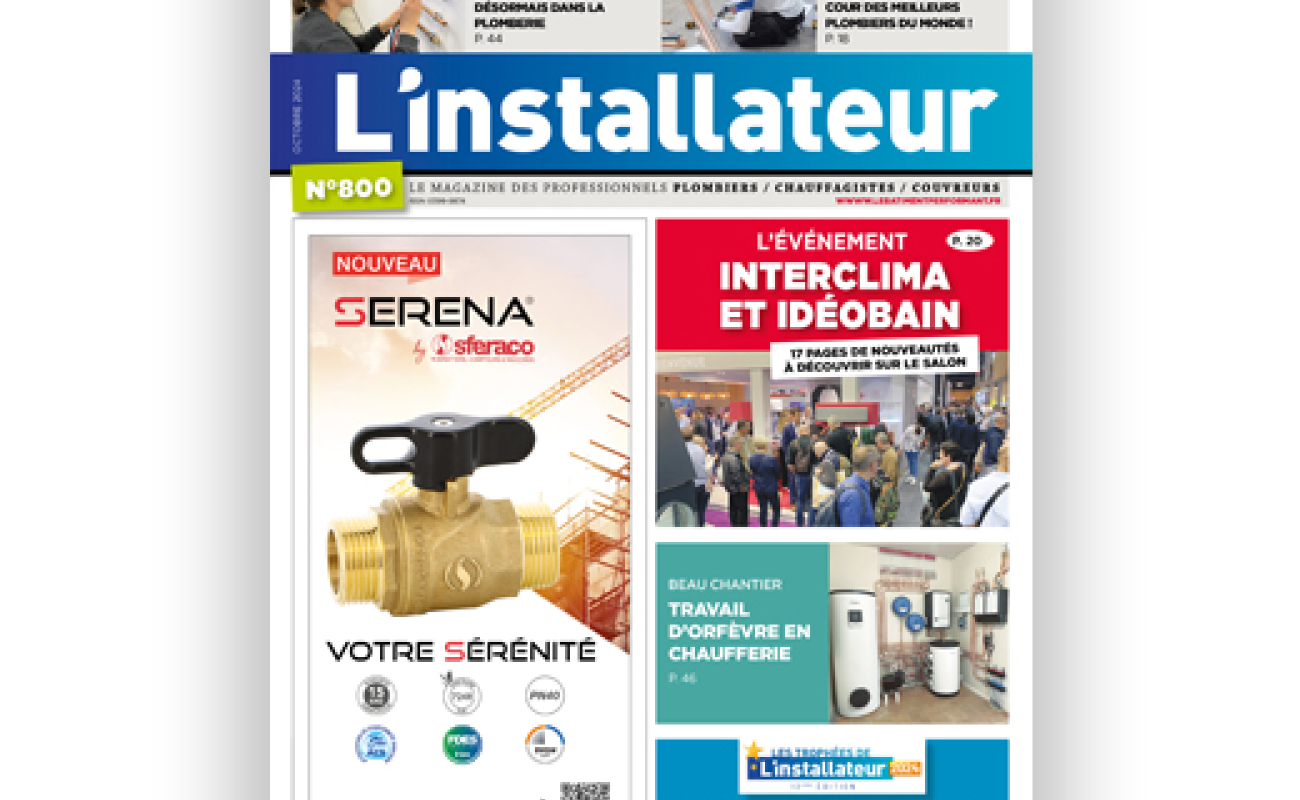 L'installateur 800 octobre 2024