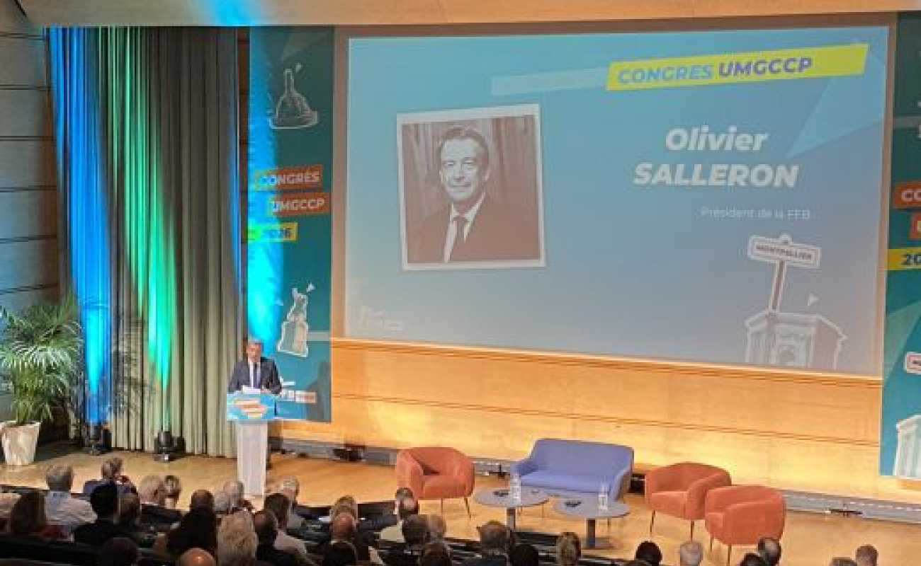 Discours du président de la FFB au congrès de l'UMGCCP à Montpellier