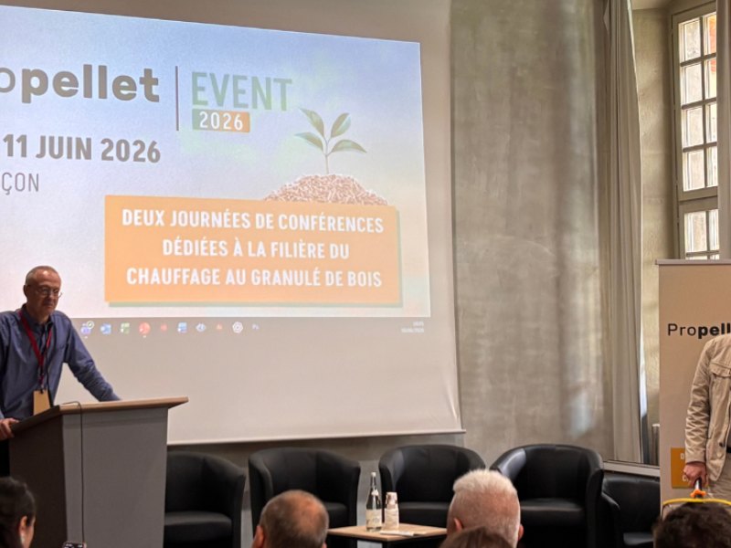 granulé bois, Propellet Event 2026, Propellet, bois-énergie, chauffage au bois, poêle à granulés, chaudière à granulés, rénovation énergétique, renouvellement du parc, MaPrimeRénov’, CEE, chauffage renouvelable, mix énergétique, qualité de l’air, émission