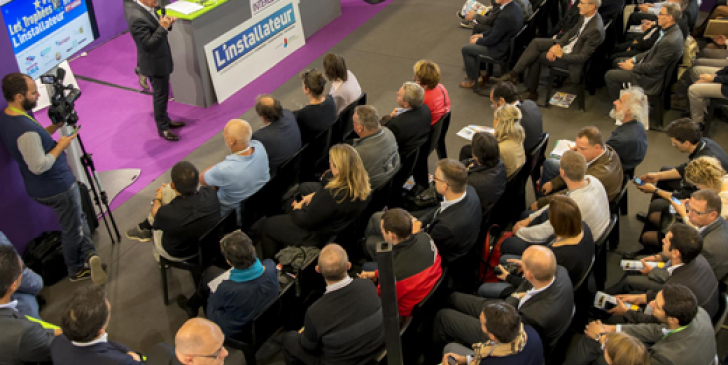 Remise des Trophées de L'Installateur 2015, sur le salon Interclima